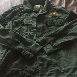 Army green MUDD JEANS jean jacket